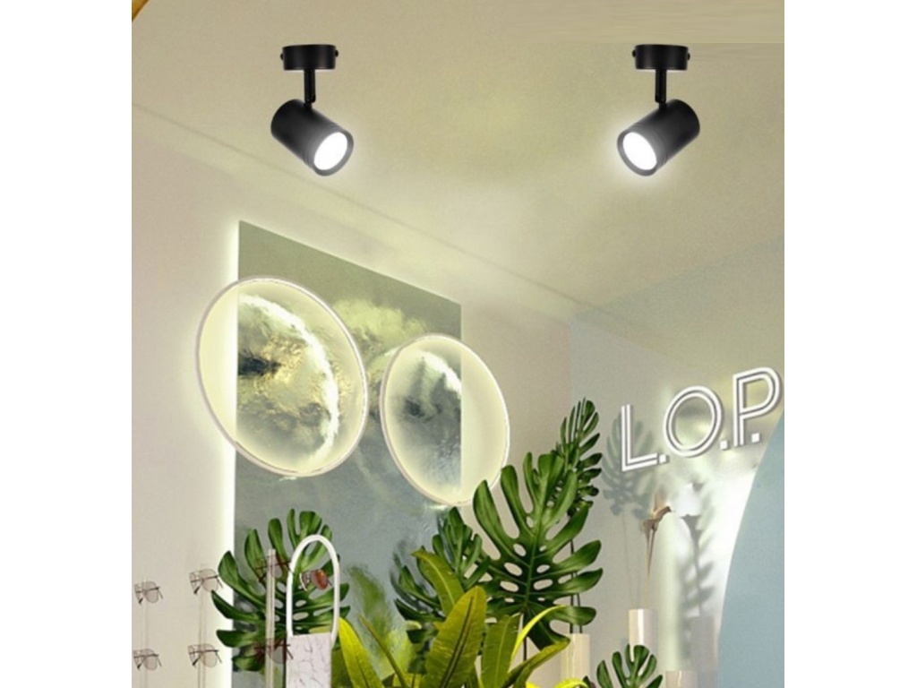 Spot faretto bar plafoniera orientabile lampada da soffitto in