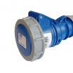 Presa industriale volante 230V CEE 6H 2P + T 16A IP67 per esterno impermeabile blu