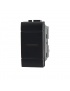 Interruttore deviatore pulsante assiale nero silver tech bianco compatibile con bticino living light / international / air