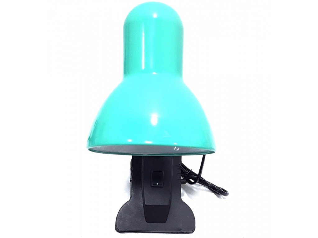 Lampada da tavolo con morsetto flessibile luce led E27 lume scrivania pinza  orientabile