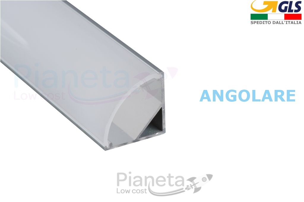 BARRA-2-2M - Barre LED Profili - - Profilo Alluminio Angolare 2m