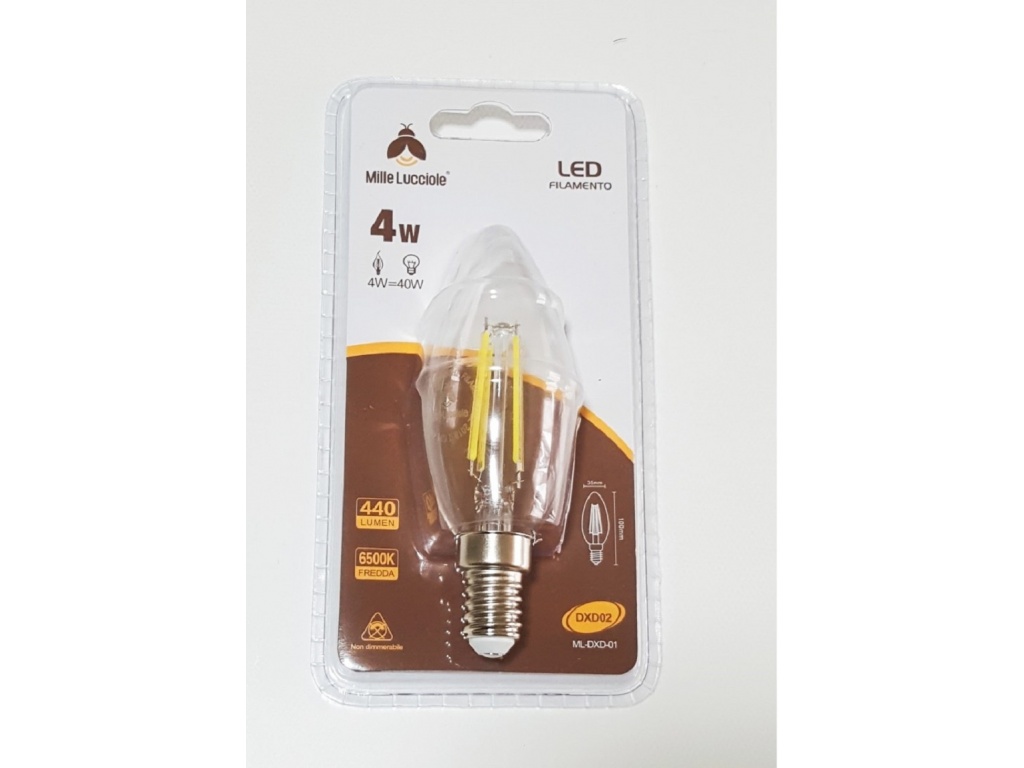 Lampadina LED 1W basso consumo lampada luce votiva attacco E12