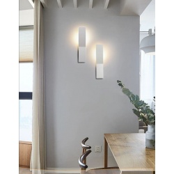 Lampada LED parete applique muro 6W doppia luce comodino lettura letto 2 in  1