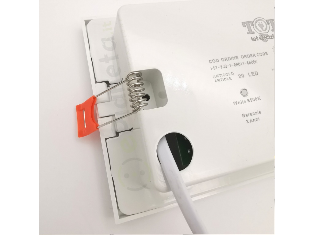 Plafoniera LED lampada soffitto luce emergenza tabella uscita sicurezza 230V